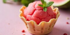 Refreshing Watermelon Sorbet