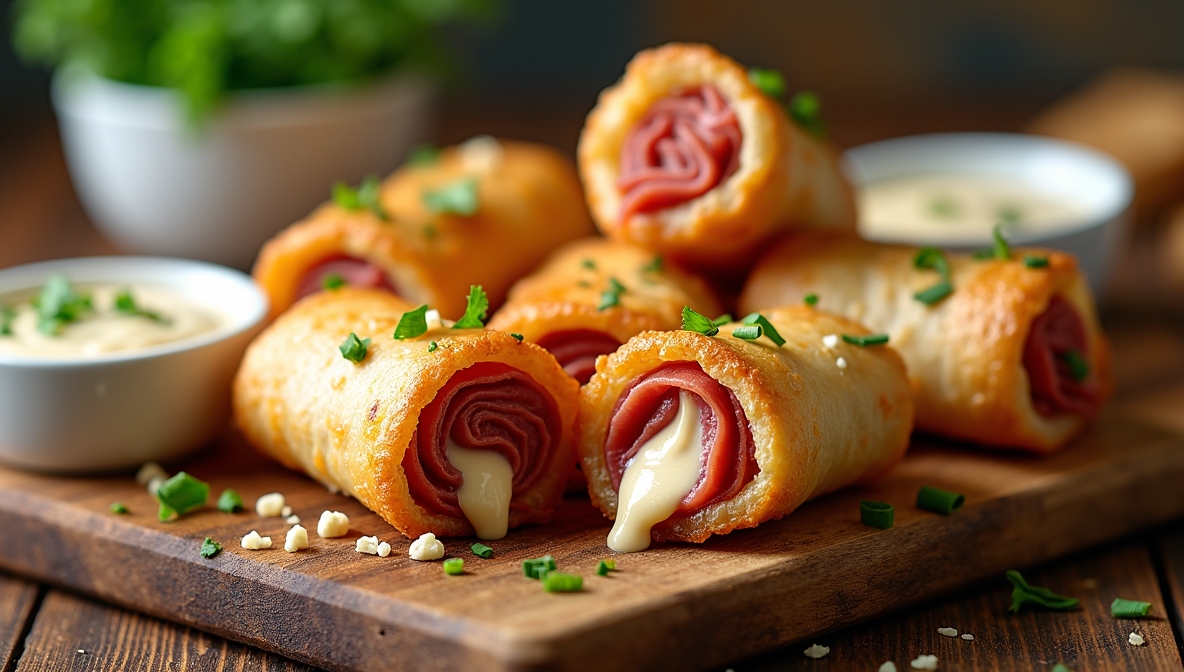 Crispy Reuben Egg Rolls Recipe
