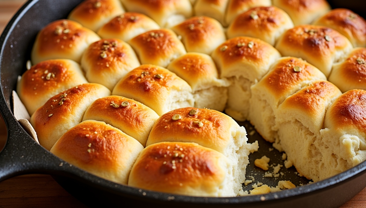Easy Skillet Dinner Rolls