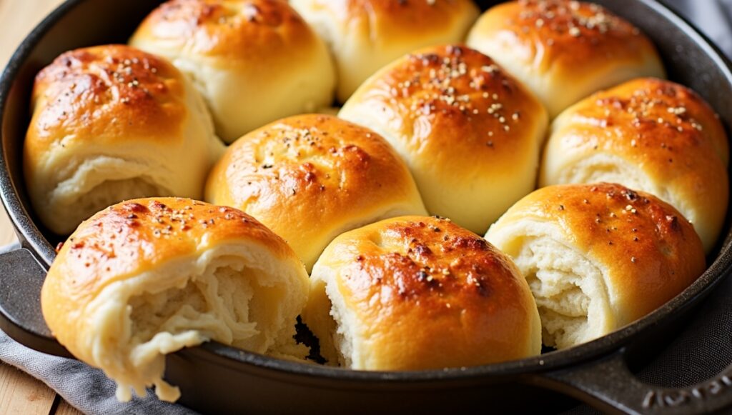 Easy Skillet Dinner Rolls