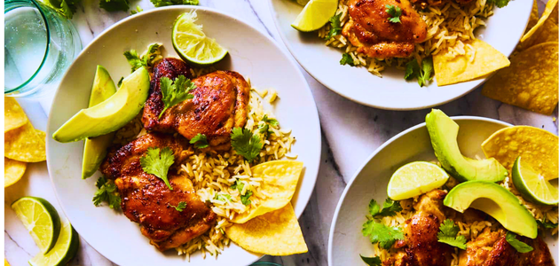 One-Pot Cilantro Lime Chicken and Rice