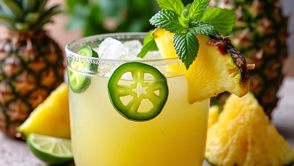 Your New Favorite Cocktail: Sweet & Spicy Pineapple Jalapeño Margarita 5 Pineapple Jalapeño Margarita