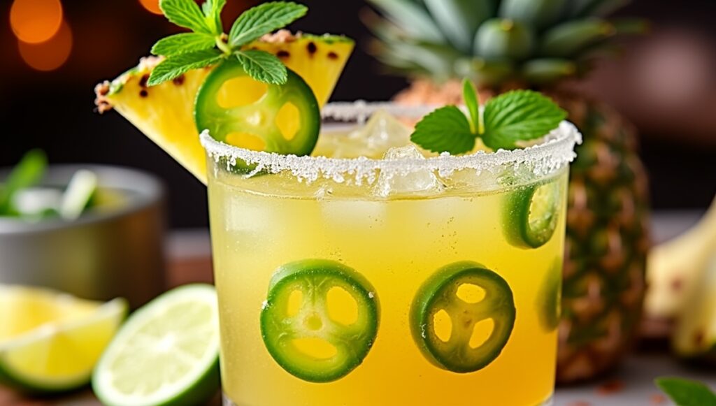 Your New Favorite Cocktail: Sweet & Spicy Pineapple Jalapeño Margarita 6 Pineapple Jalapeño Margarita