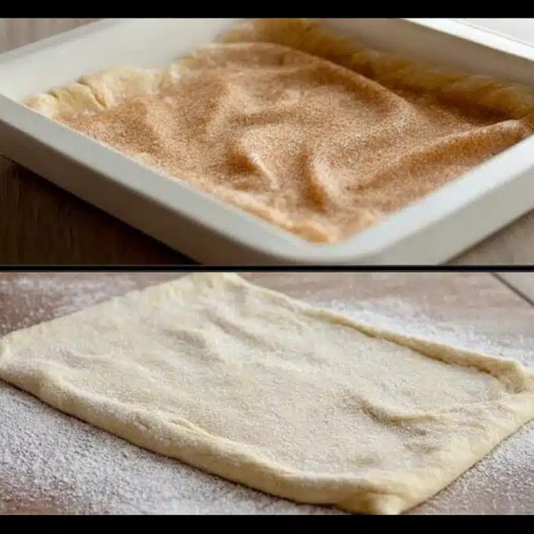 Churro Cheesecake Bars: Simple, Sweet, and Unbelievably Good 8 Rolling crescent dough for churro cheesecake