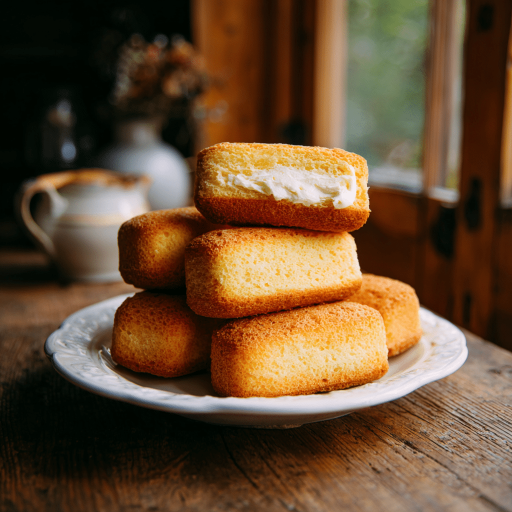 Homemade Twinkies with Cream Filling