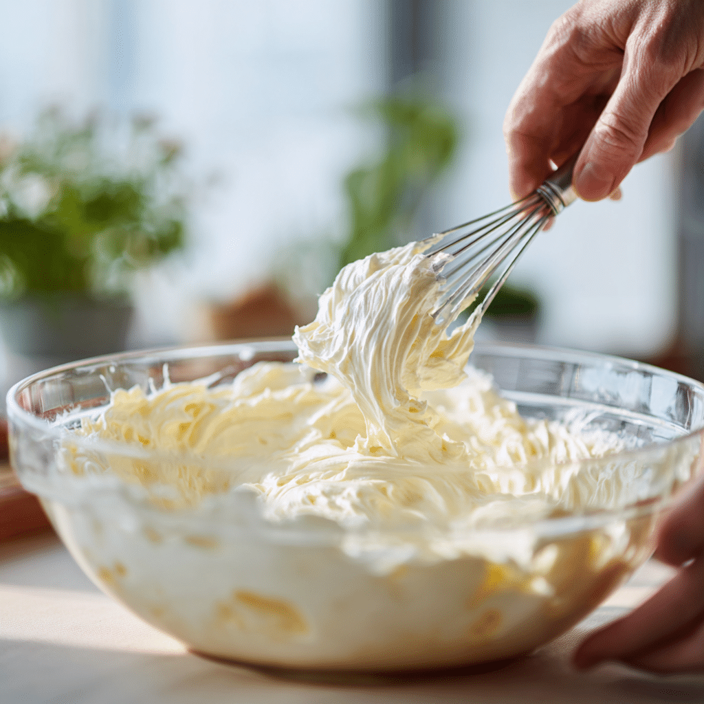 Magnolia Banana Pudding (Copycat): Southern Creamy Classic Made Easy 6 Folding whipped cream into vanilla pudding for Magnolia Banana Pudding (Copycat)