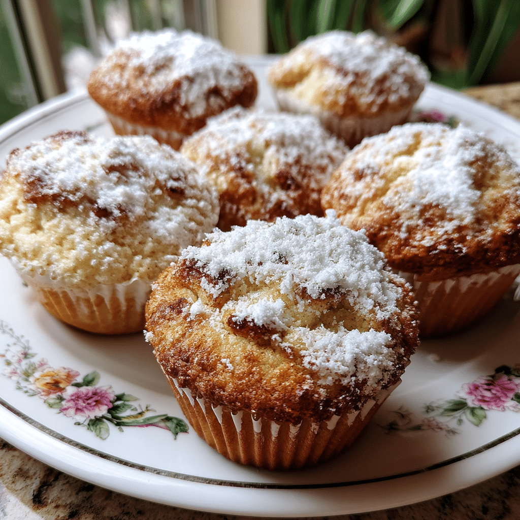 Winter Morning Mascarpone Cloud Cupcakes on rustic breakfast table