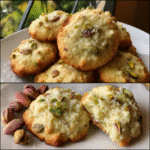 Quick Ricotta Pistachio Cookies : Soft, Easy & Ready in 30 Minutes 4 Hand reaching for Quick Ricotta Pistachio Cookie
