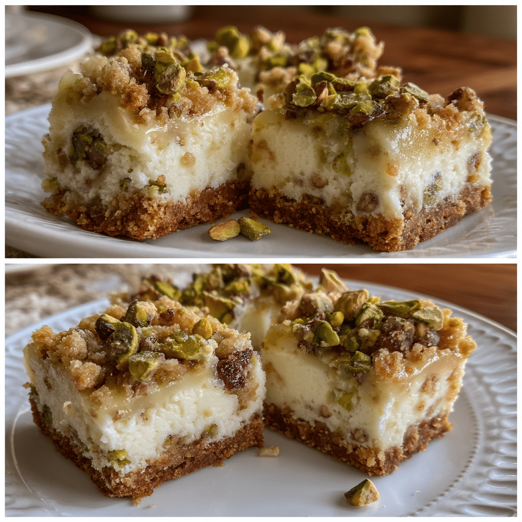 Creamy No-Bake Honey Pistachio Ricotta Bars You’ll Love Forever 5 Served no-bake honey pistachio ricotta bars