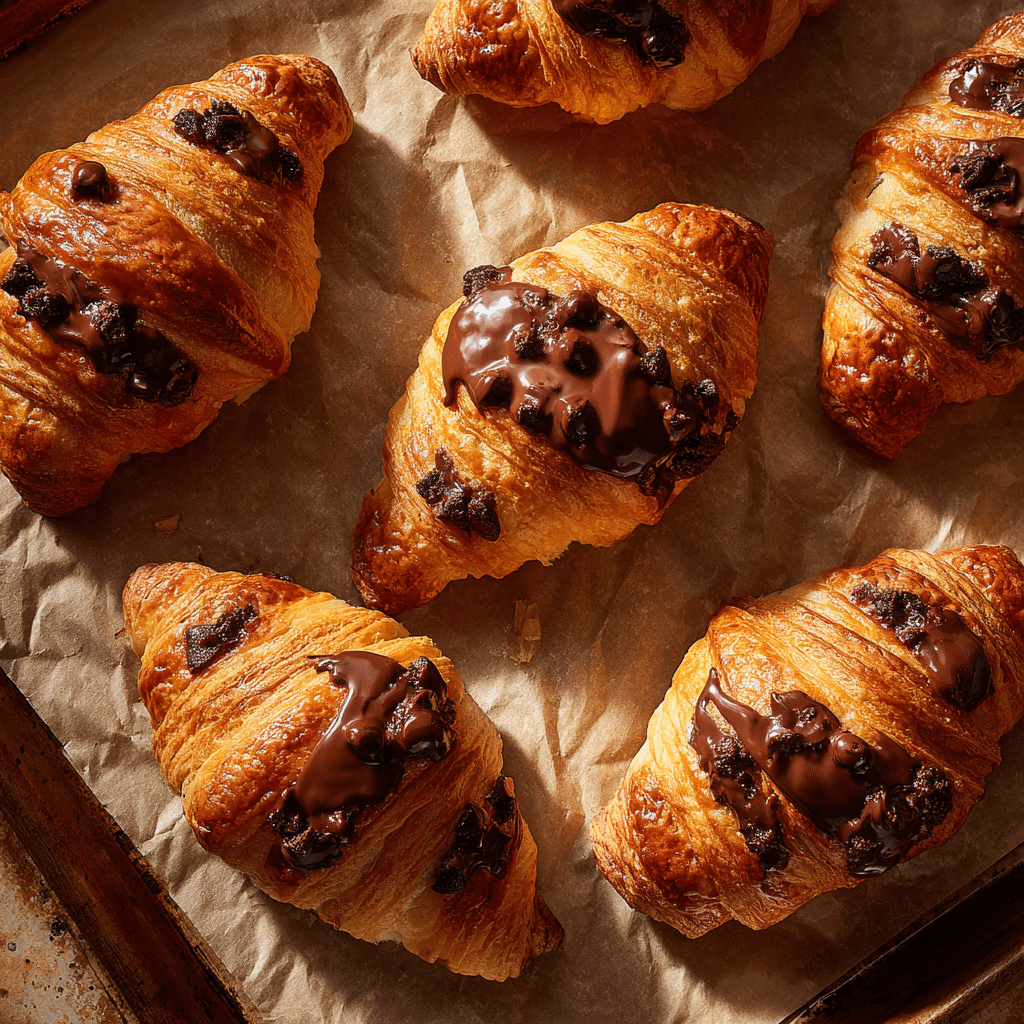 TikTok Cookie Croissants fresh from the oven