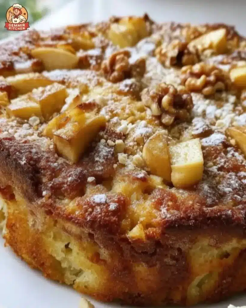 Delicious Autumn Harvest Ricotta Cake topped with seasonal fruits