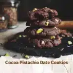 Chocolate Pistachio Date Cookies
