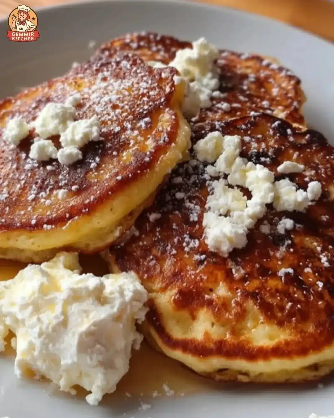 Easy Lemon Ricotta Pancakes 2 Delicious easy lemon ricotta pancakes topped with fresh fruit