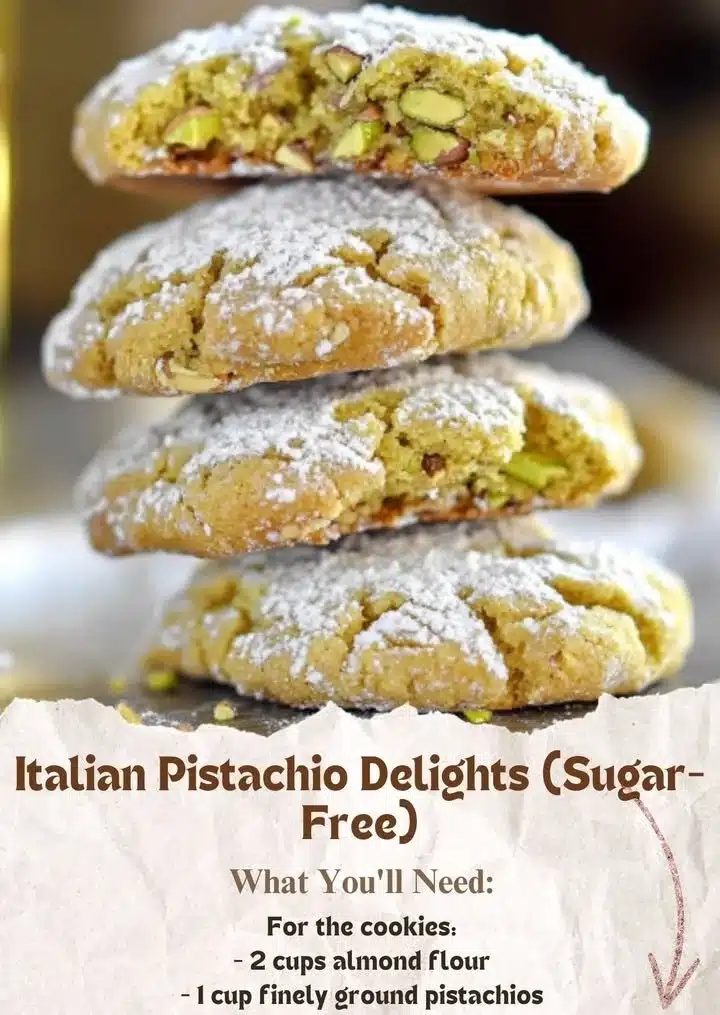 Healthy pistachio cookie with nuts and chocolate on a plate