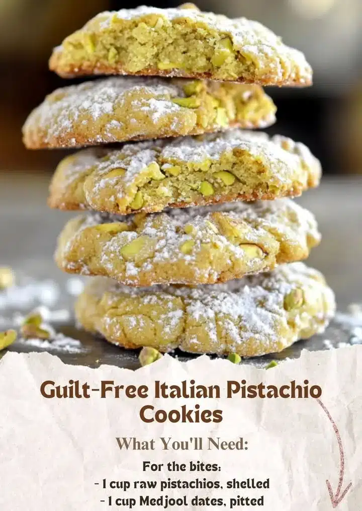 A delicious plate of naturally sweet pistachio bites with a green hue.