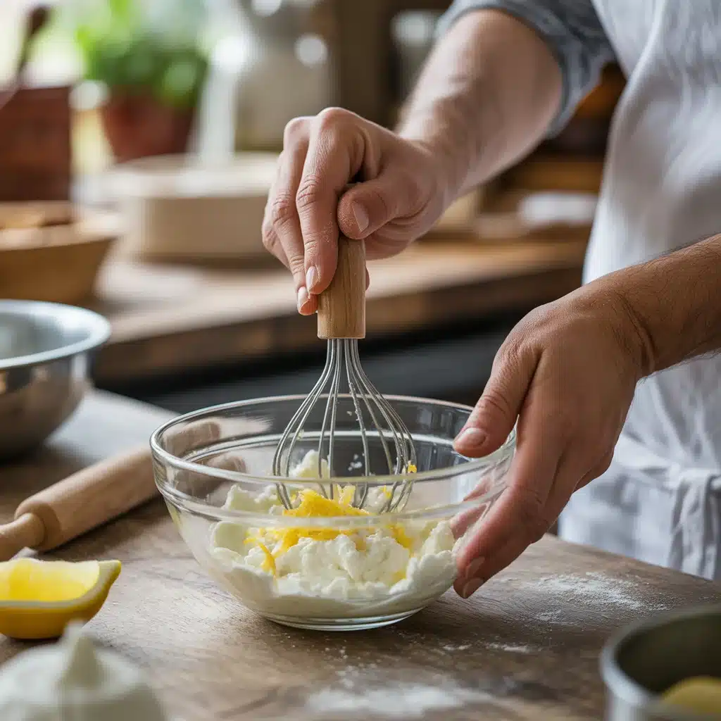 Limoncello Ricotta Biscuit Twists