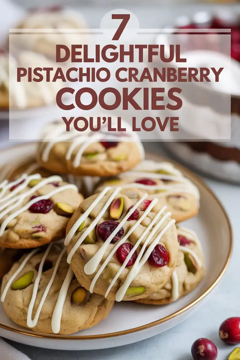7 Delightful Pistachio Cranberry Cookies You’ll Love 10 Pistachio Cranberry Cookies