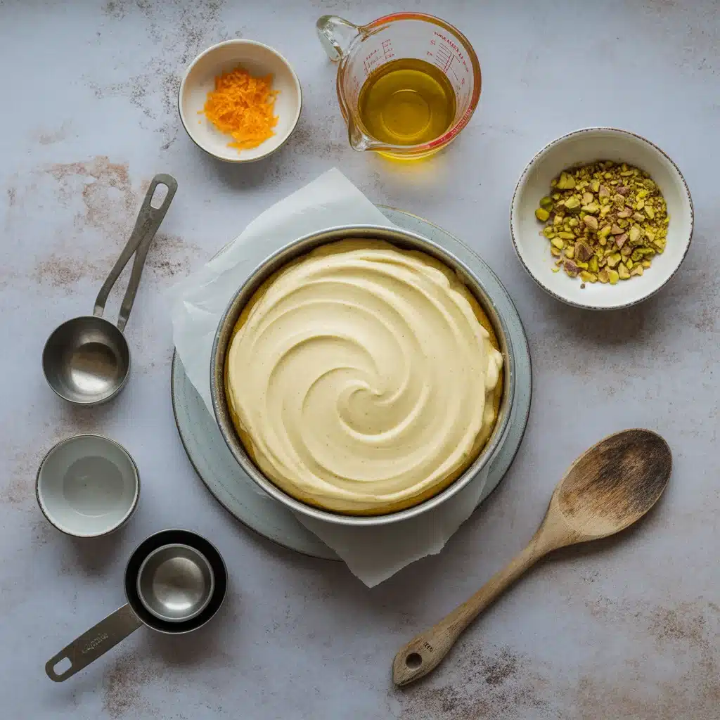5 Delightful Layers of Orange Olive Oil Pistachio Cake 9 5 Delightful Layers of Orange Olive Oil Pistachio Cake