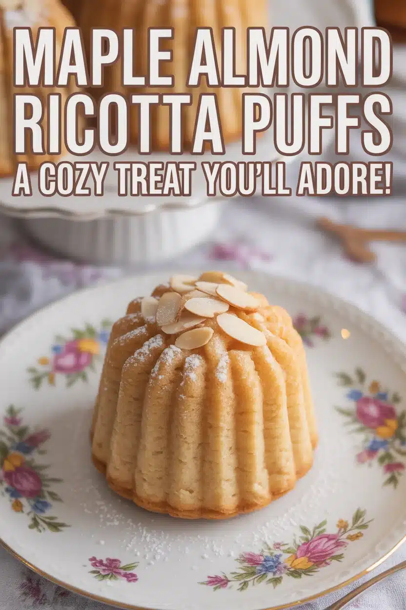 Maple Almond Ricotta Puffs