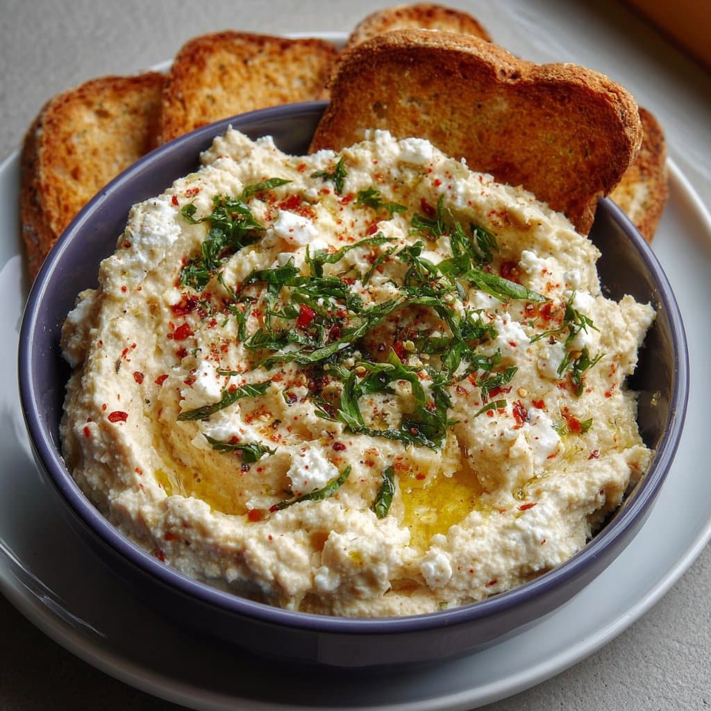 Velvet White Bean Dip with Ricotta