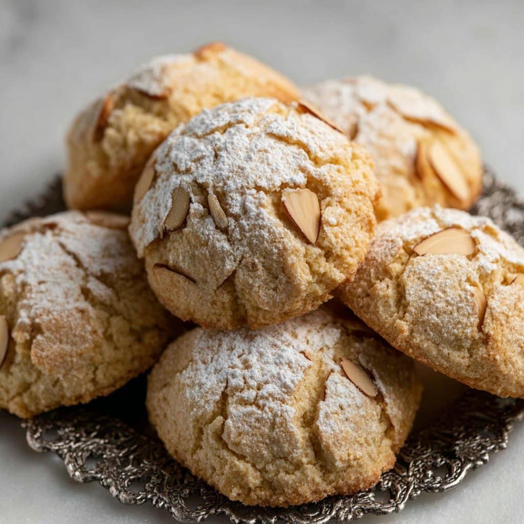 Soft and Chewy Italian Almond Cookie Recipe (Amaretti)