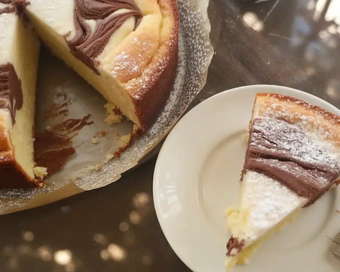 5 Reasons You'll Love Nutella Ricotta Marble Cake 6 Nutella Ricotta Marble Cake with swirls of Nutella and creamy ricotta