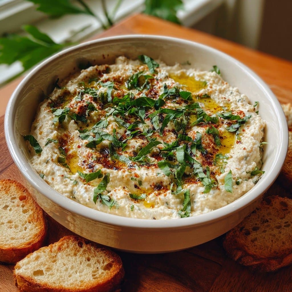 Creamy Ricotta White Bean Dip