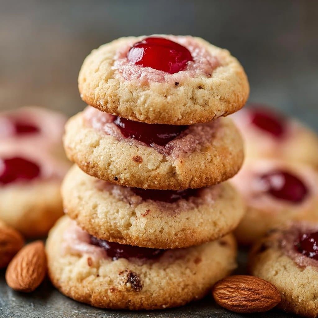 Almond Cherry Cookies