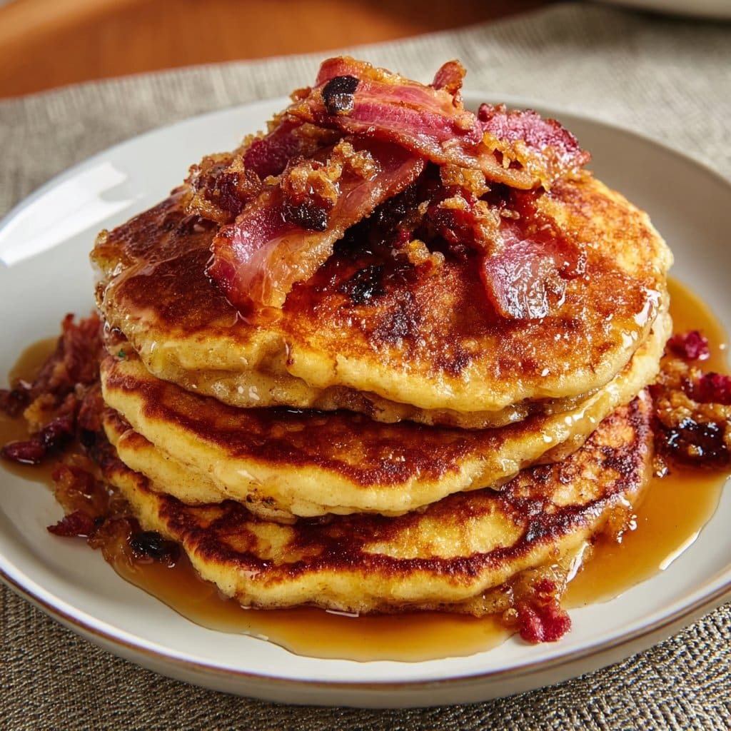 Moonlit Maple Bacon Pancakes