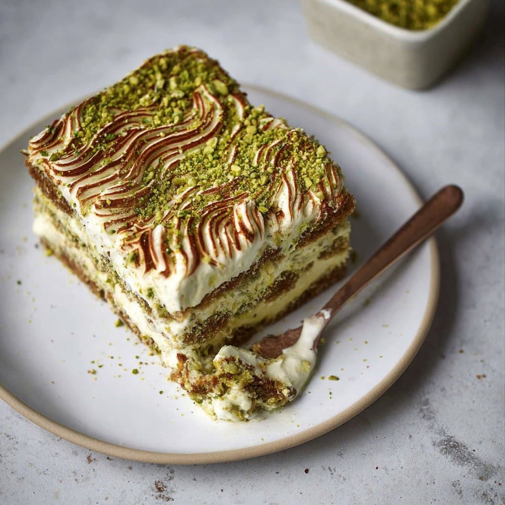 Pistachio Tiramisu