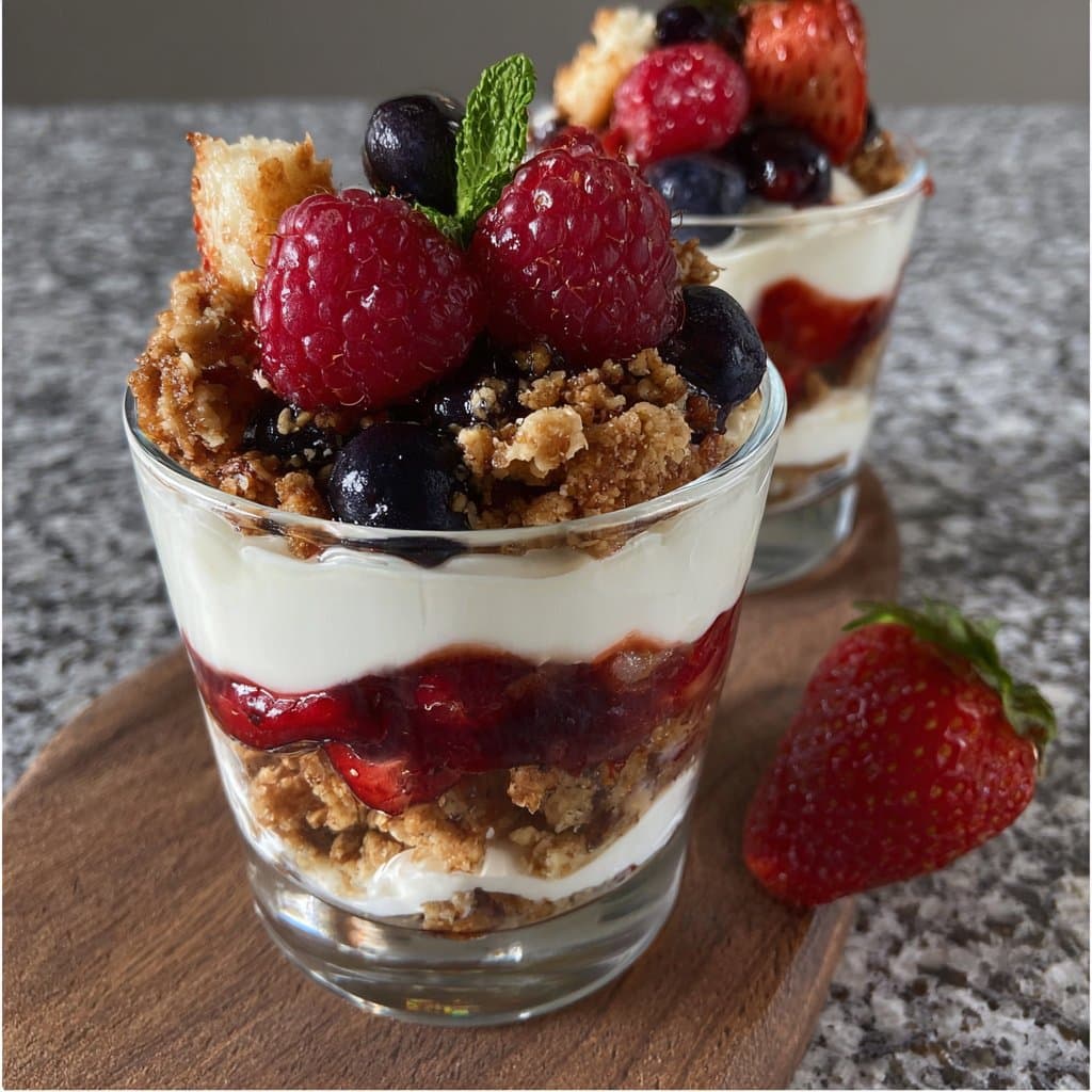 Mixed Berry Ricotta Parfaits