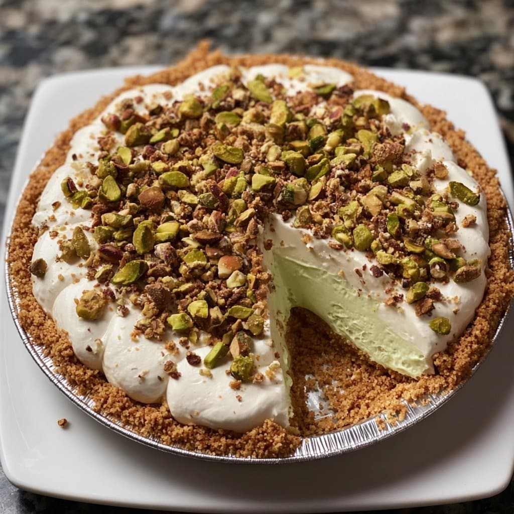 Pistachio Ricotta Icebox Pie