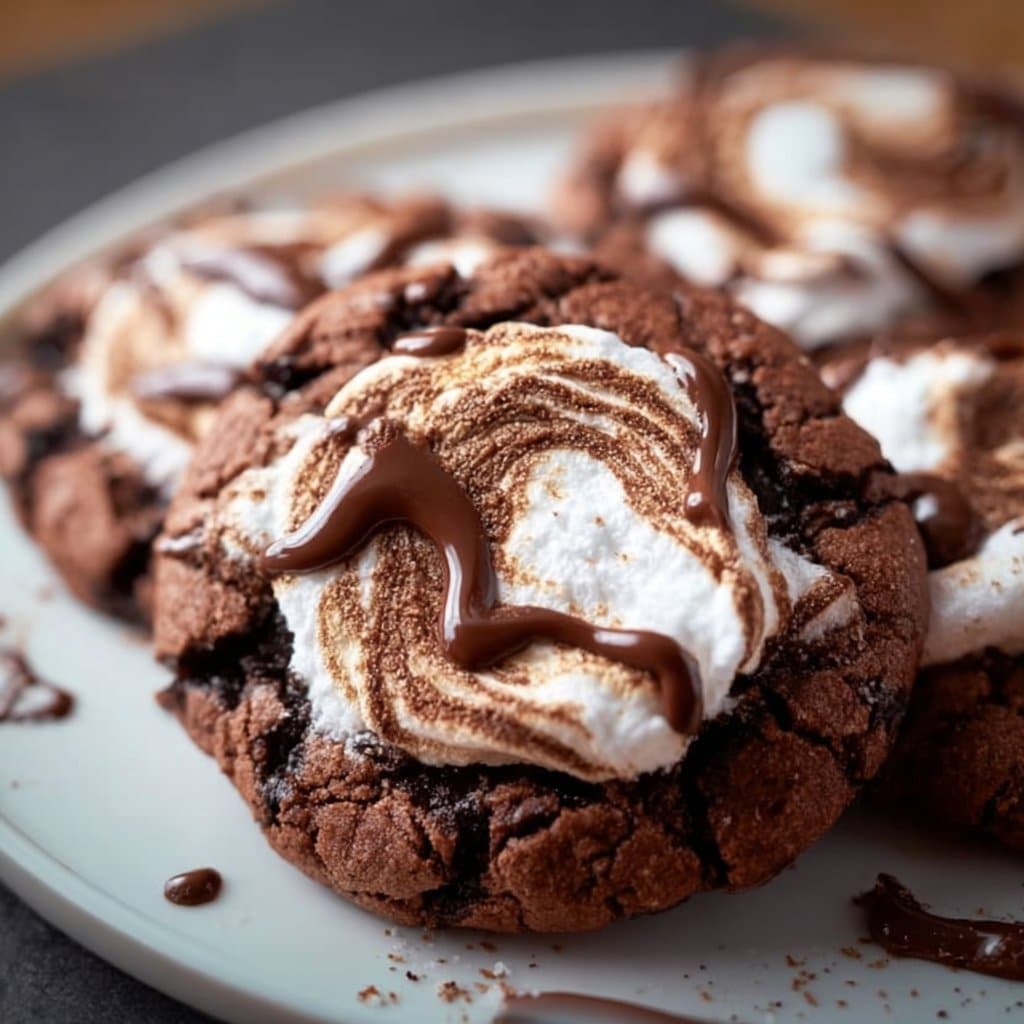 Chocolate Marshmallow Cookies 4 Chocolate Marshmallow Cookies