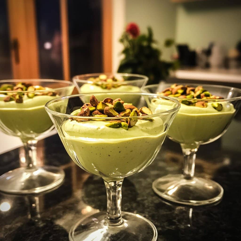 Pistachio Ricotta Mousse