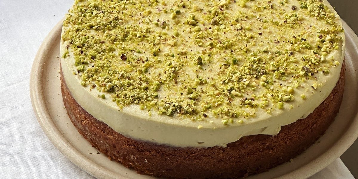Pistachio, Orange & Ricotta Cake