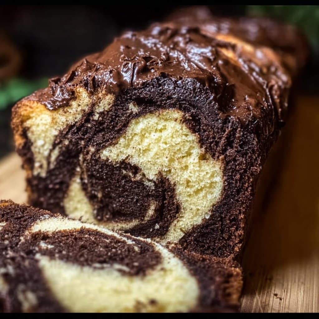 Chocolate and Vanilla Ricotta Loaf Cake