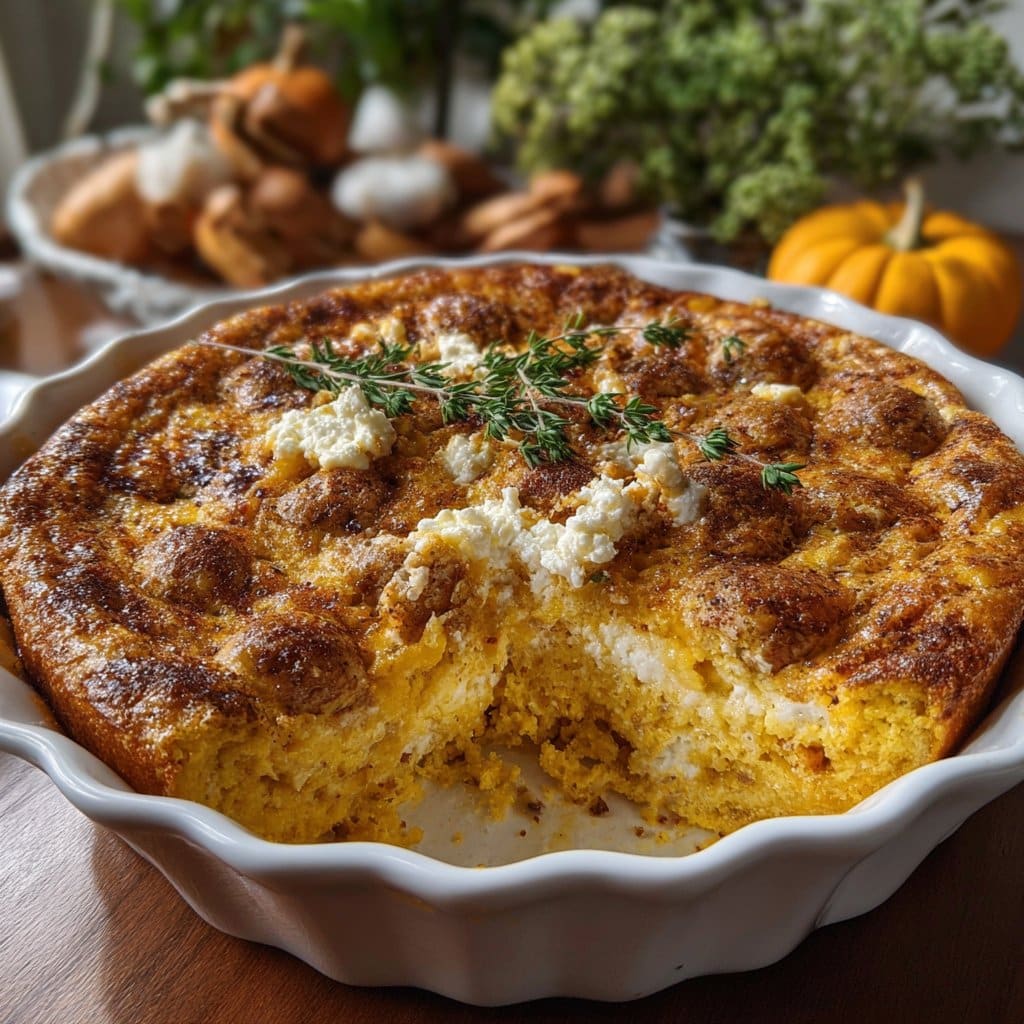 Autumn Dreams Pumpkin Ricotta Bake
