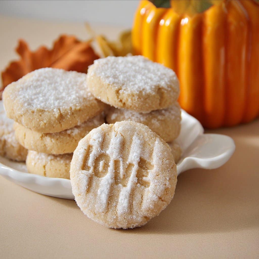 Vanilla Almond Shortbread Cookies