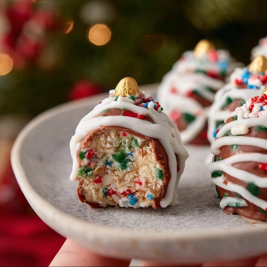 Little Debbie Christmas Tree Cake Truffles