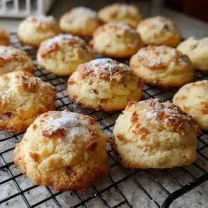 Almond Ricotta Mascarpone Bliss Cookies on a plate