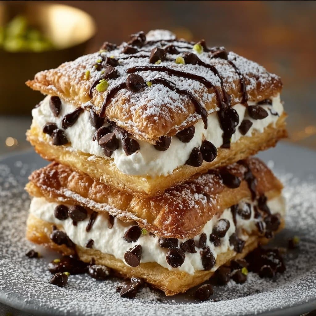 Classic Cannoli Squares
