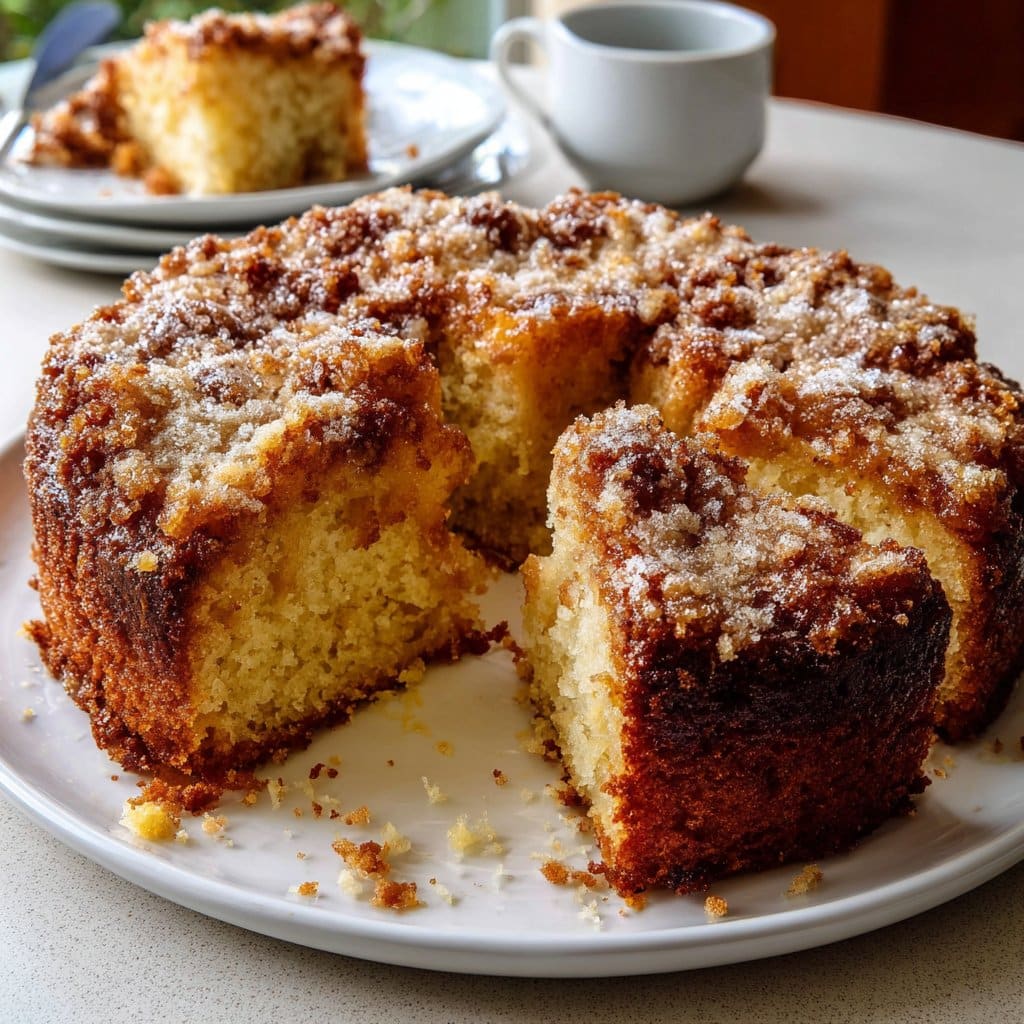 Honey Lemon Ricotta Coffee Cake