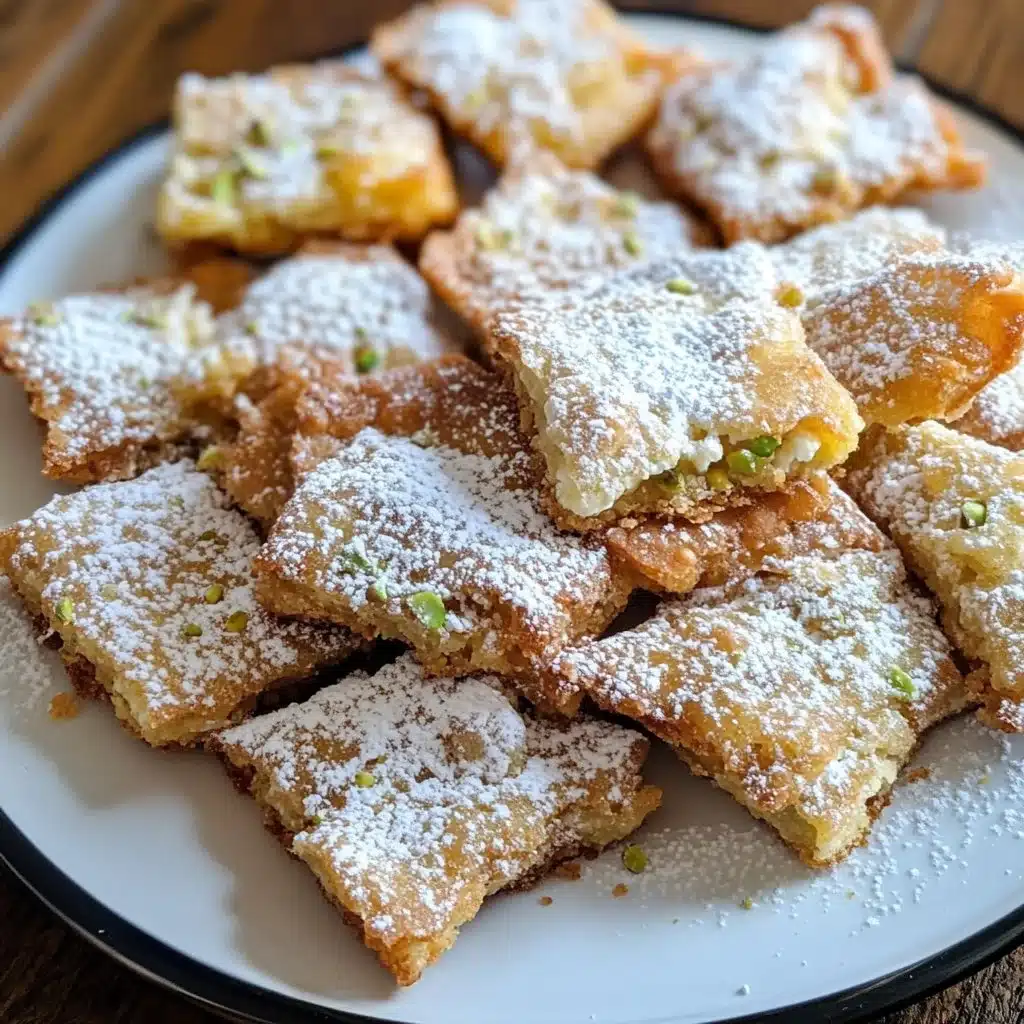 Citrus Pistachio Ricotta Crackles showcasing vibrant ingredients