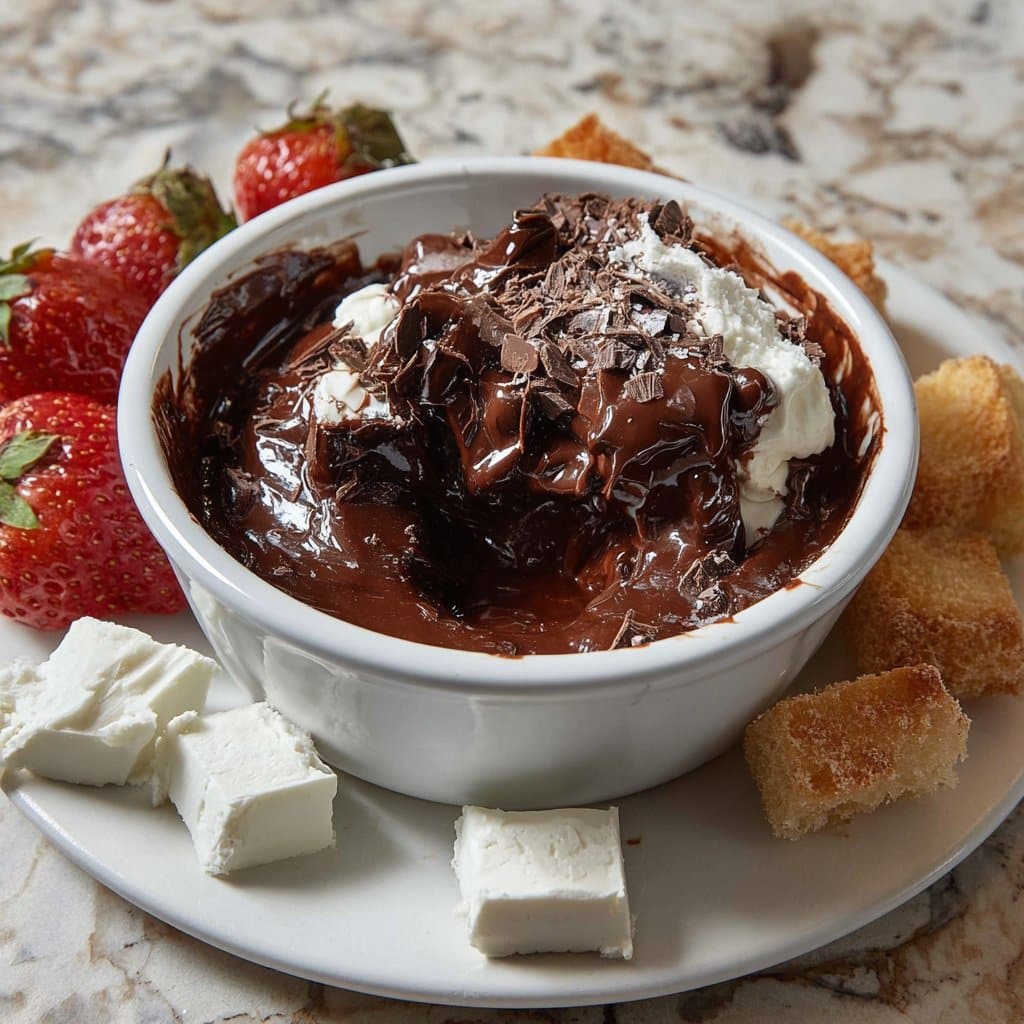 Molten Chocolate Mascarpone Fondue