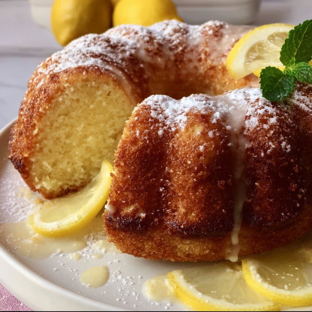 Zesty Lemon Ricotta Bundt Cake