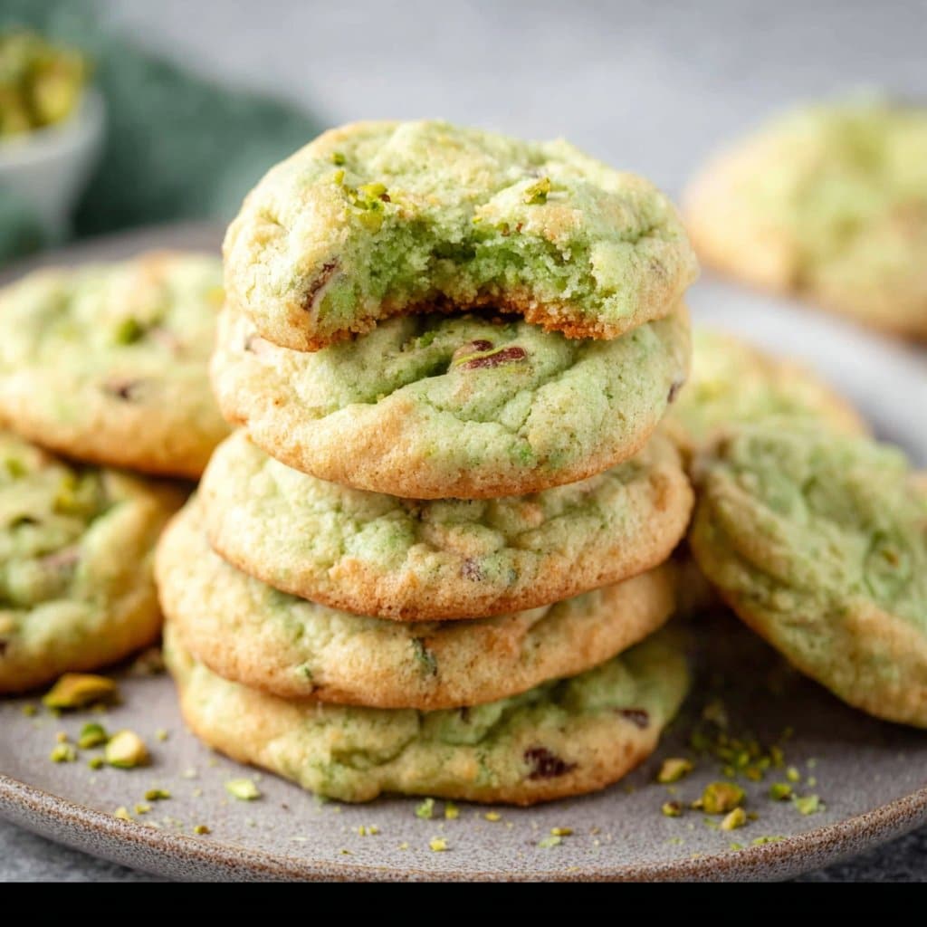 Pistachio Pudding Cookies