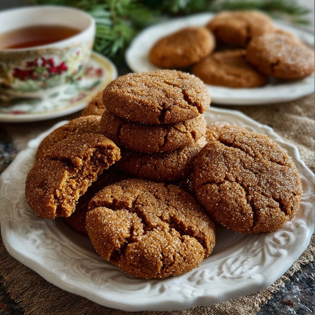 New Year’s Ginger Tea Cookies