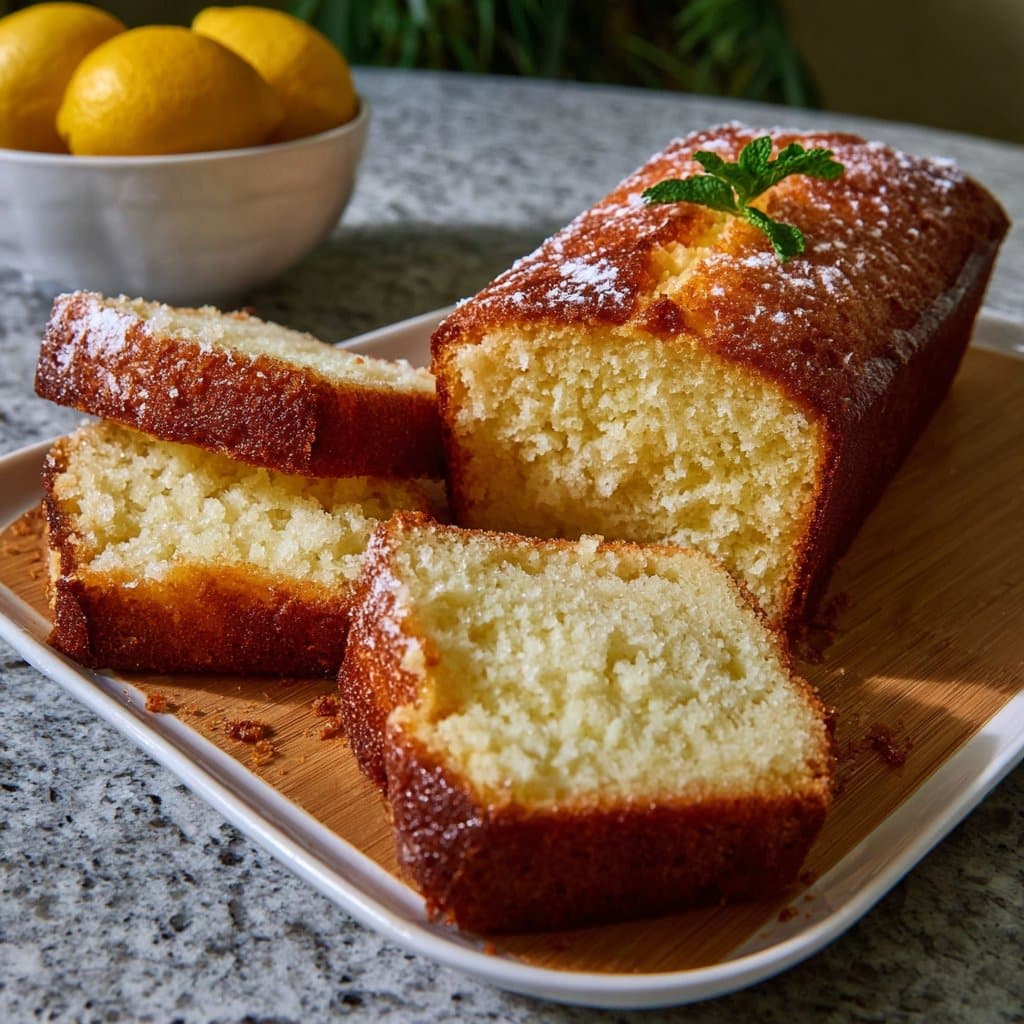 Sun-Kissed Lemon Ricotta Pound Cake