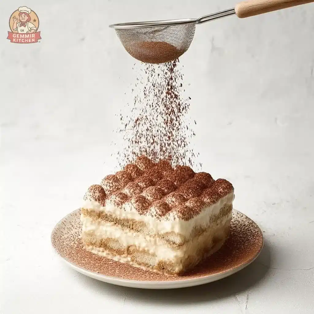 Delicious Italian Mascarpone Cream Dessert served in a bowl with fresh berries