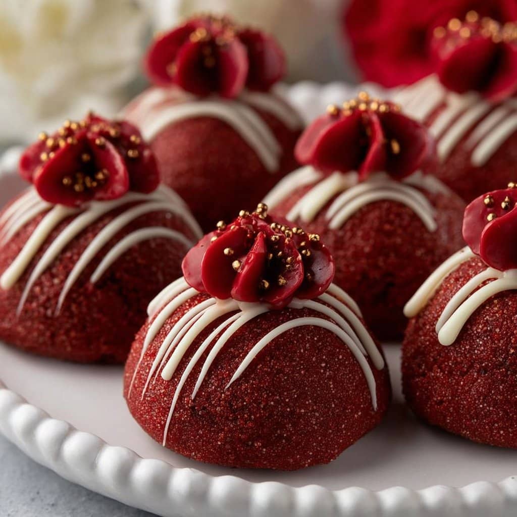 Hershey’s Red Velvet Blossoms